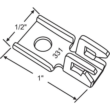 Strybuc Metal Sash Clip 76-504